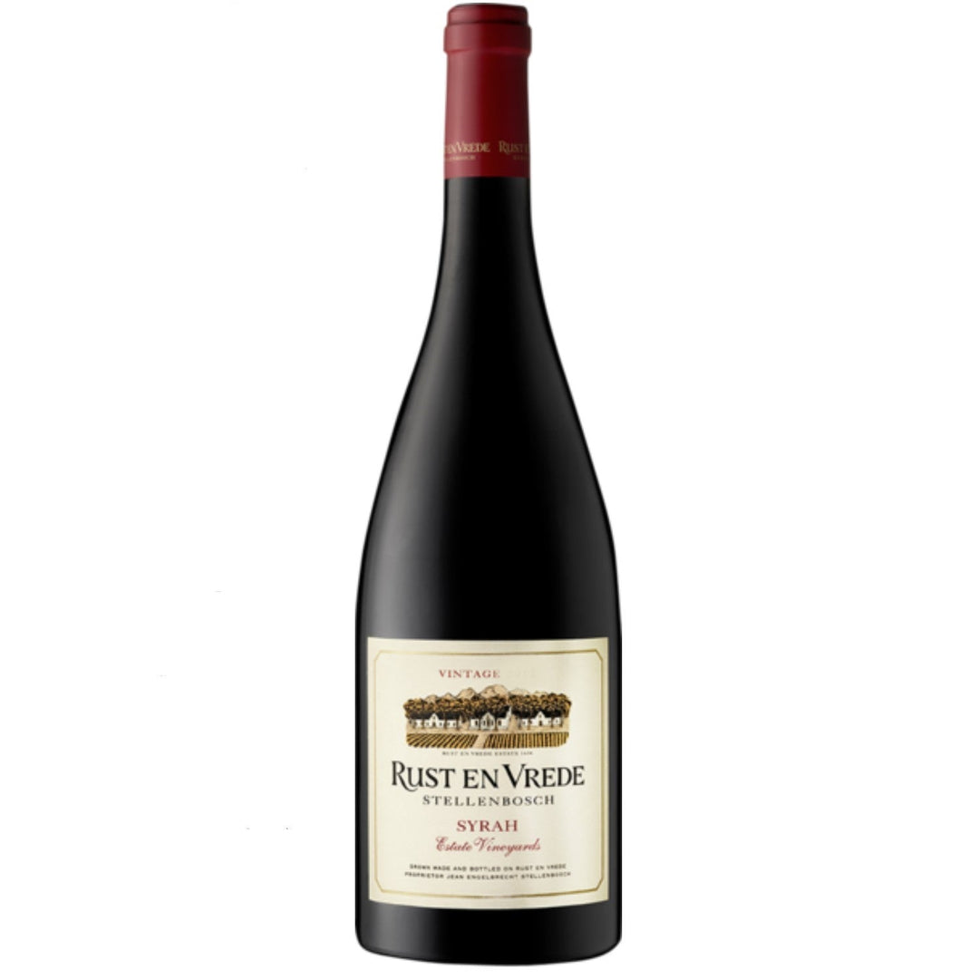 Rust en Vrede Estate Vineyards Syrah Stellenbosch Rotwein Wein trocken Südafrika (12 x 0.75l) - Versanel -