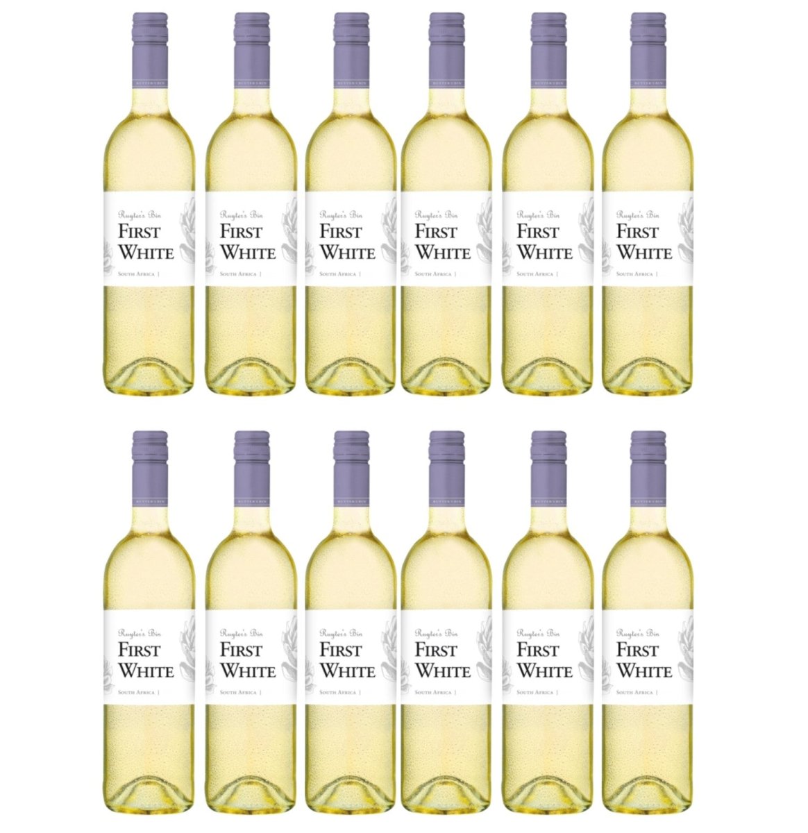 Ruyter's Bin First White Stellenbosch Chenin Blanc Weißwein Wein trocken Südafrika (12 x 0.75l) - Versanel -