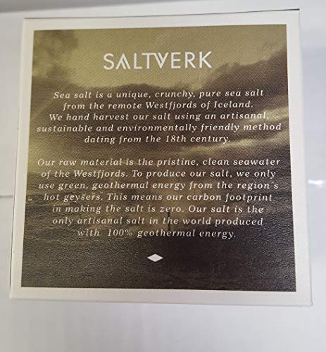 Saltverk Birch Smoked Salt - Meersalzflocken geräuchert mit isländischer Birke (3 x 125 g) - Versanel -