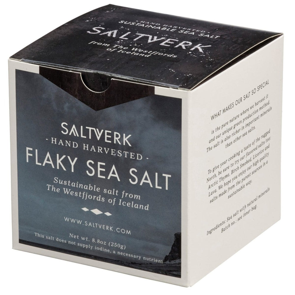 Saltverk Flaky Sea Salt Meersalz Flocken aus Island (6 x 250 g) - Versanel -