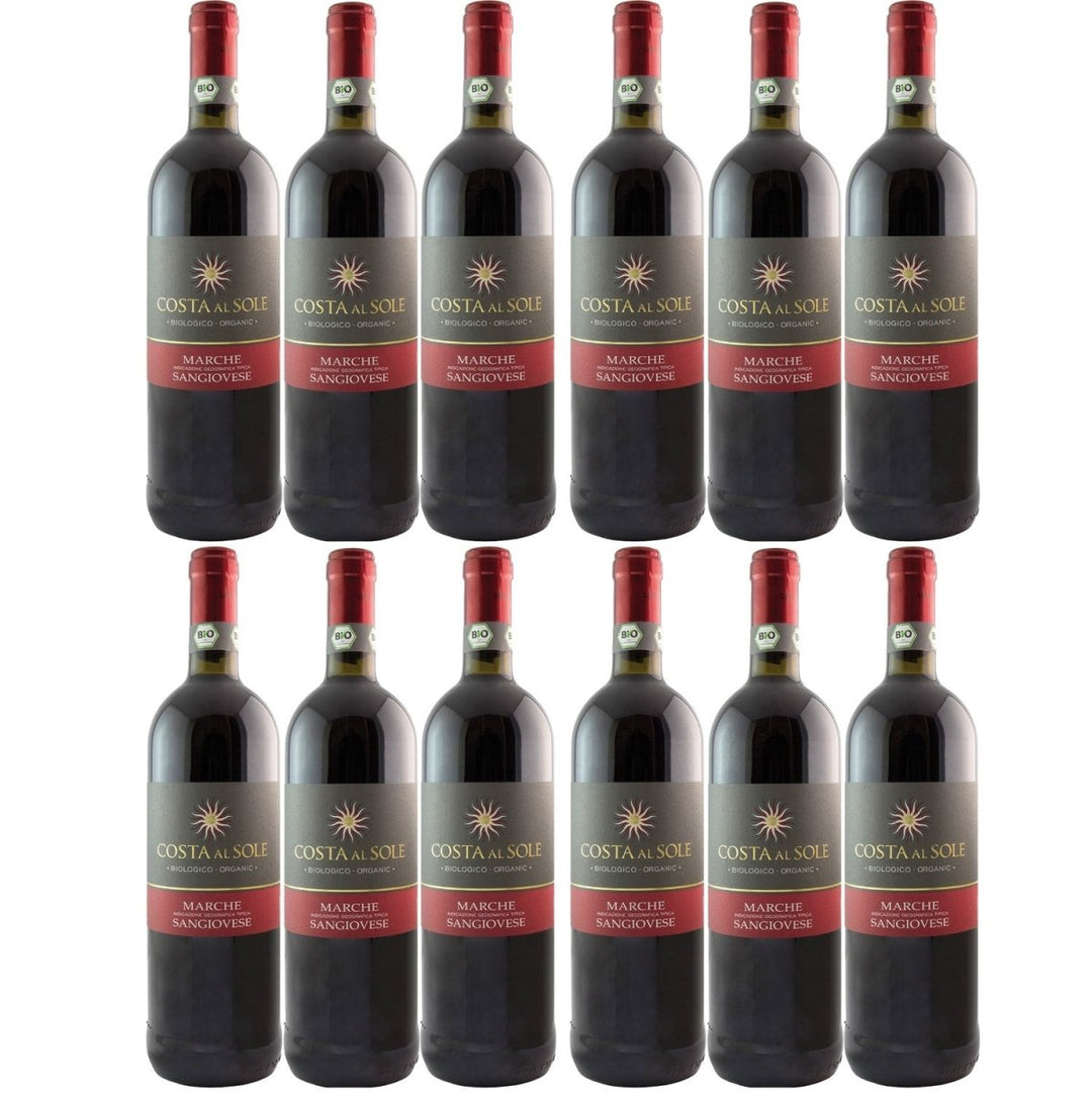Sangiovese IGT Costa al Sole Rotwein Wein trocken Italien (12 x 0,75l) - Versanel -