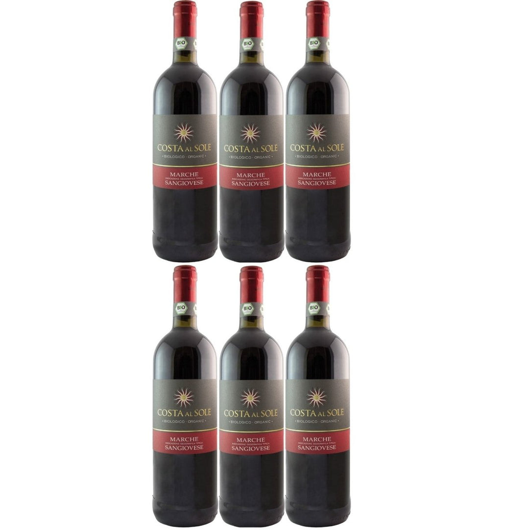 Sangiovese IGT Costa al Sole Rotwein Wein trocken Italien (6 x 0,75l) - Versanel -