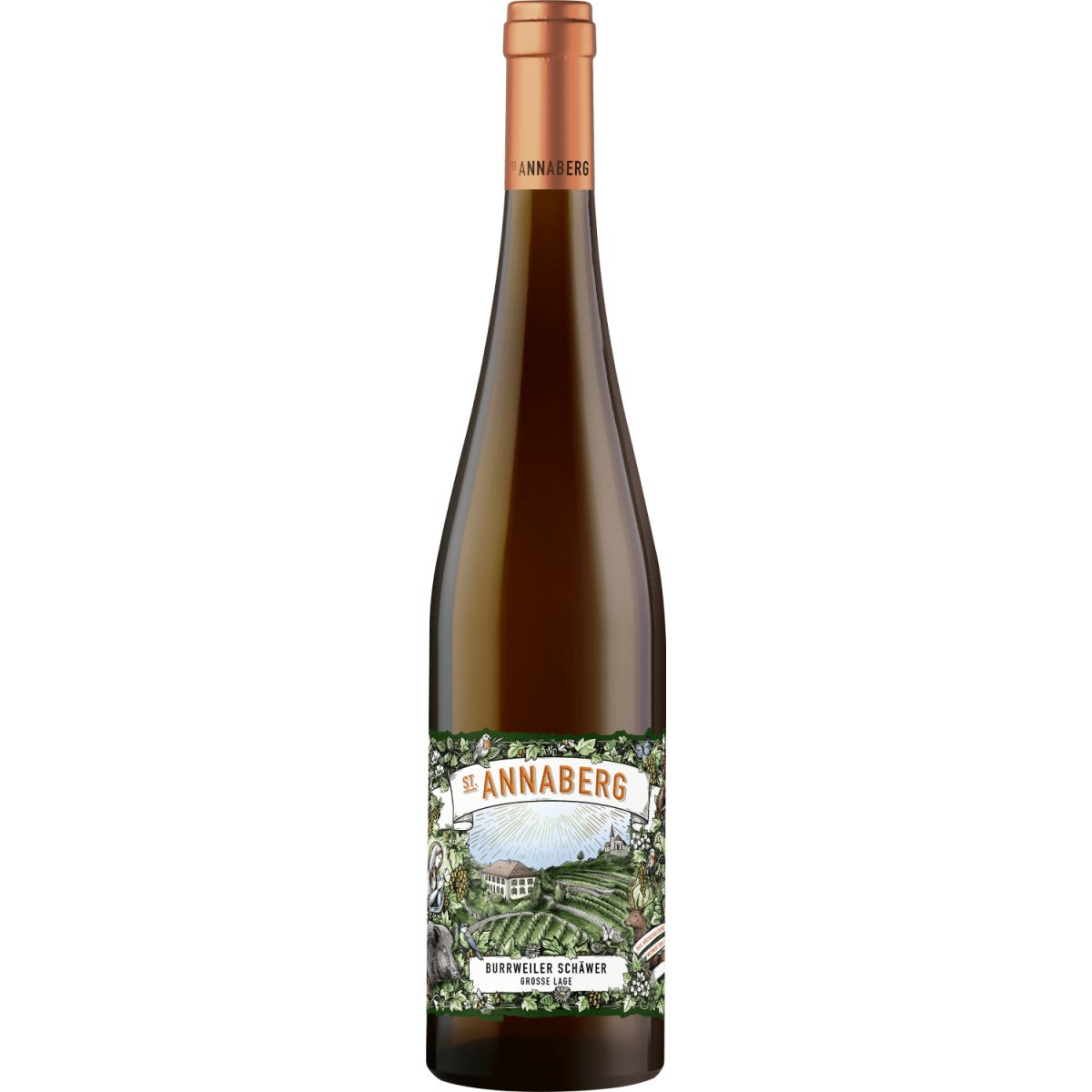 Sankt Annaberg Burweiler Schäwer Grosse Lage Riesling trocken BIO Weißwein Wein Trocken Pfalz (12 x 0,75l) - Versanel -