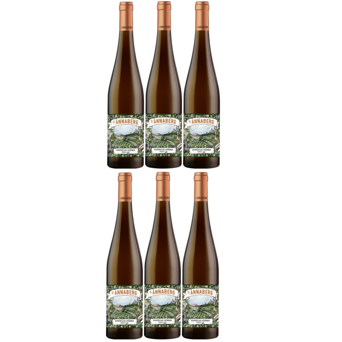 Sankt Annaberg Burweiler Schäwer Grosse Lage Riesling trocken BIO Weißwein Wein Trocken Pfalz (6 x 0,75l) - Versanel -