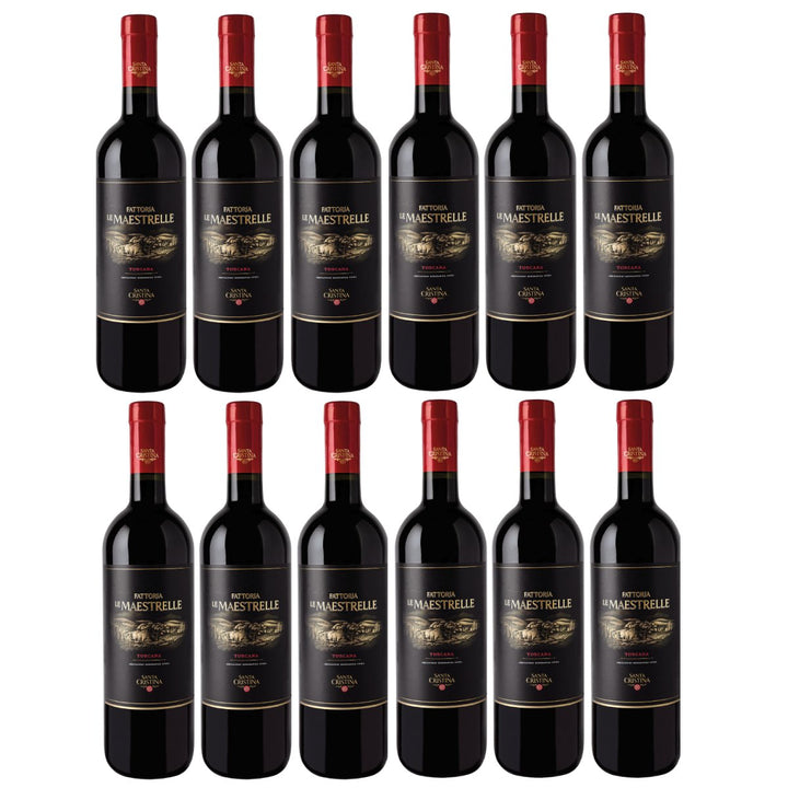 Santa Cristina Le Maestrelle Toscana IGT Rotwein Wein Trocken Italien (12 x 0,75l) - Versanel -