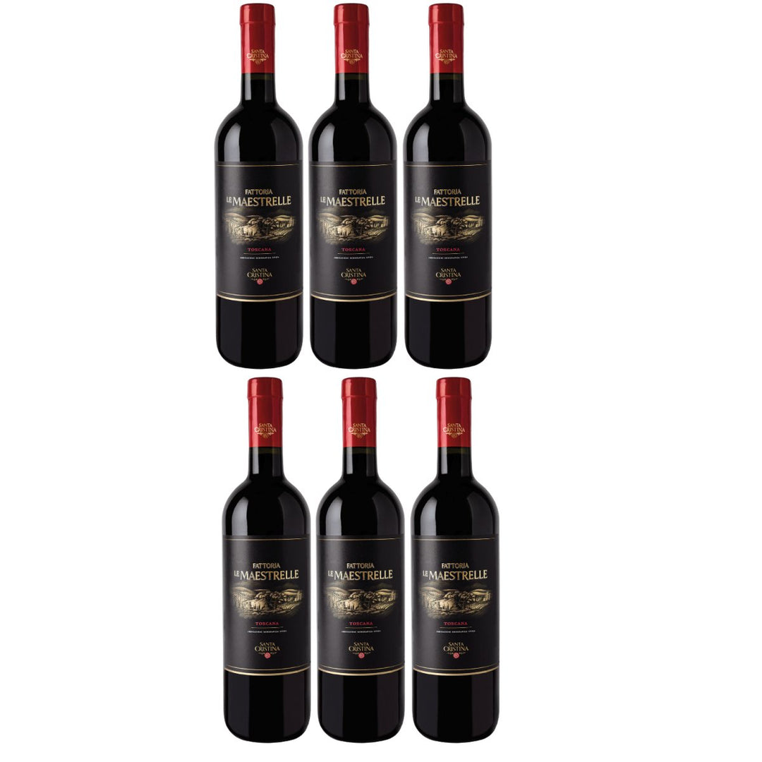 Santa Cristina Le Maestrelle Toscana IGT Rotwein Wein Trocken Italien (6 x 0,75l) - Versanel -