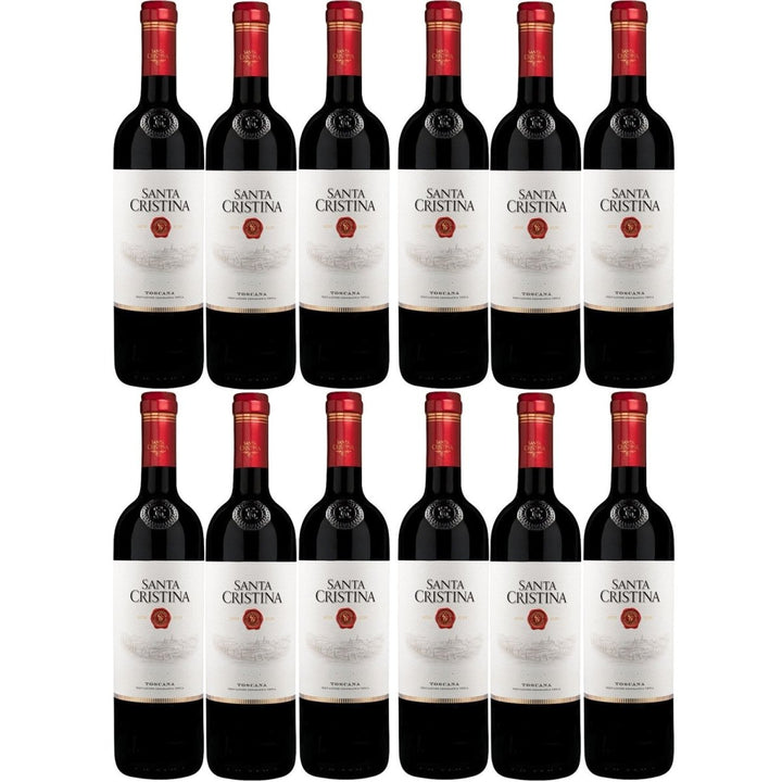 Santa Cristina Rosso Toscana IGT Rotwein Wein Trocken Italien (12 x 0,75l) - Versanel -