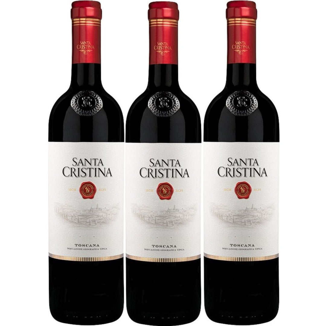 Santa Cristina Rosso Toscana IGT Rotwein Wein Trocken Italien (3 x 0,75l) - Versanel -
