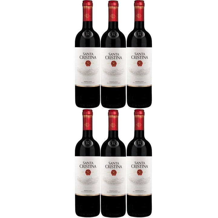 Santa Cristina Rosso Toscana IGT Rotwein Wein Trocken Italien (6 x 0,75l) - Versanel -
