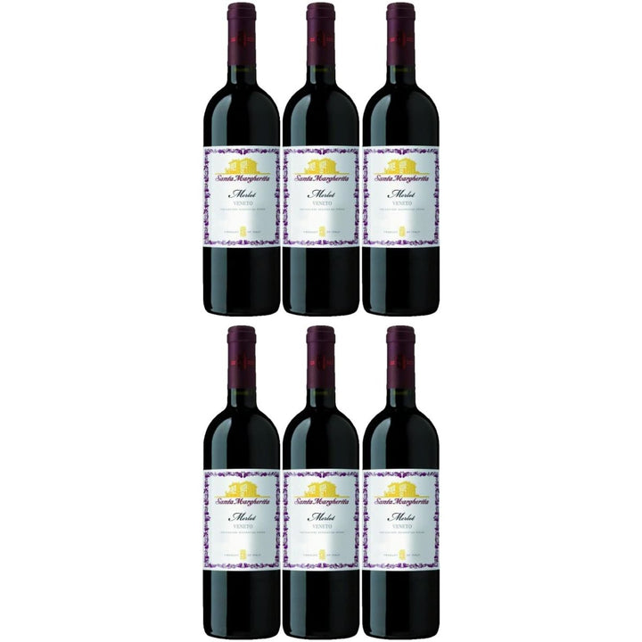 Santa Margherita Merlot del Veneto IGT Rotwein Wein trocken Italien (6 x 0,75l) - Versanel -