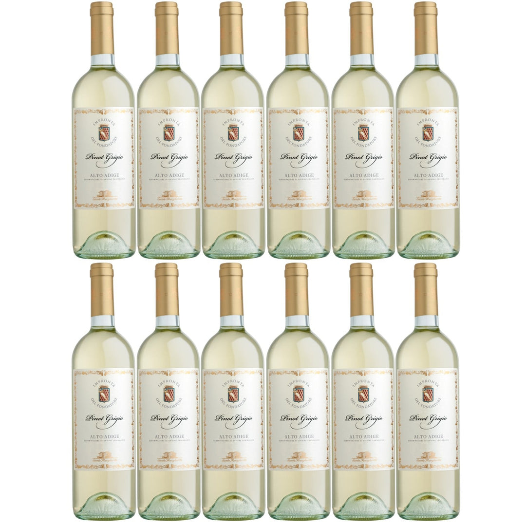 Santa Margherita Pinot Grigio Valdadige DOC Weißwein Wein trocken Italien (12 x 0,75l) - Versanel -