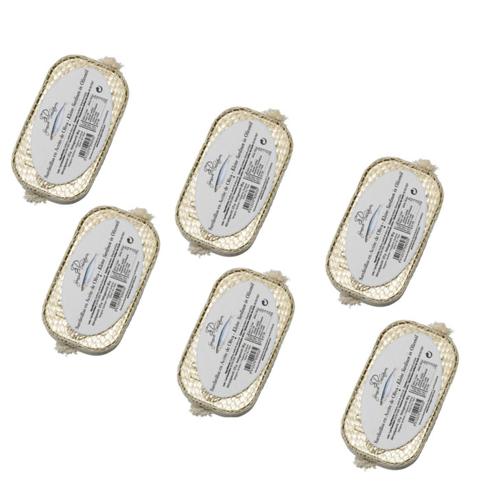 Sardinen in Olivenöl eingelegt 125 g / Sardinillas en Aceite de Oliva / Ölsardinen (6 x 125 g) - Versanel -
