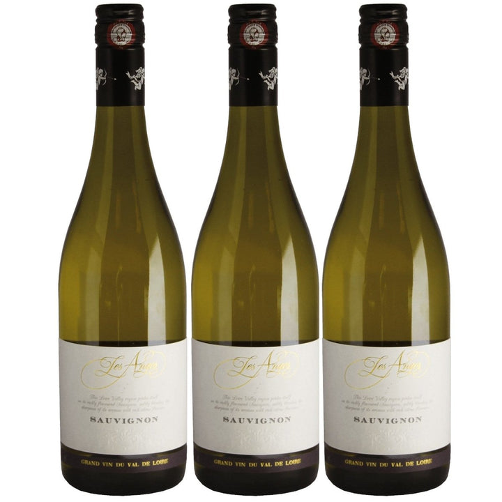 Sauvignon Blanc du Val de Loire Les Anges Weißwein Wein trocken Frankreich (3 x 0,75l) - Versanel -