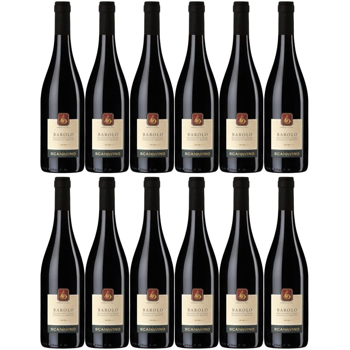 Scanavino Barolo DOCG Rotwein Wein trocken Italien (12 x 0,75l) - Versanel -