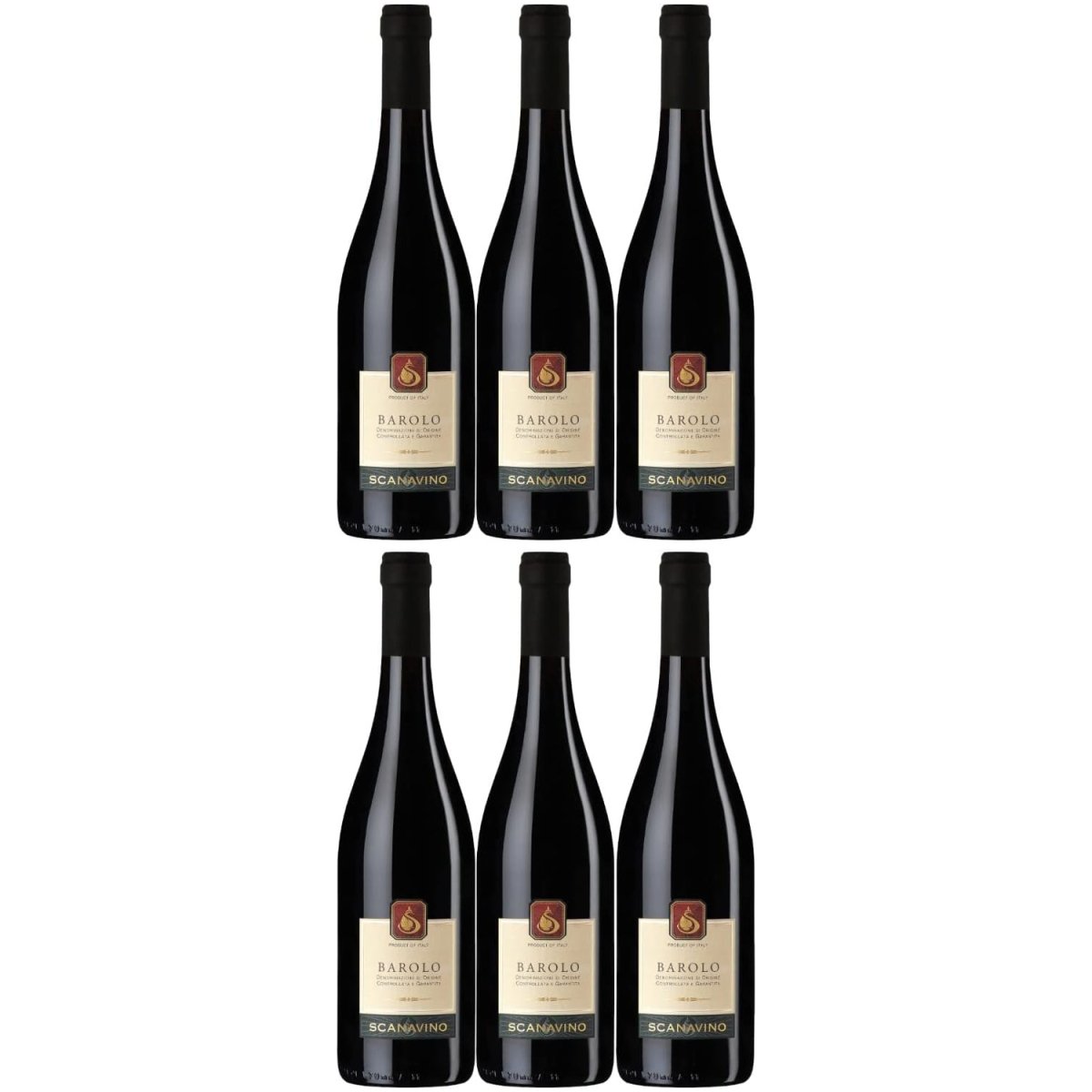 Scanavino Barolo DOCG Rotwein Wein trocken Italien (6 x 0,75l) - Versanel -