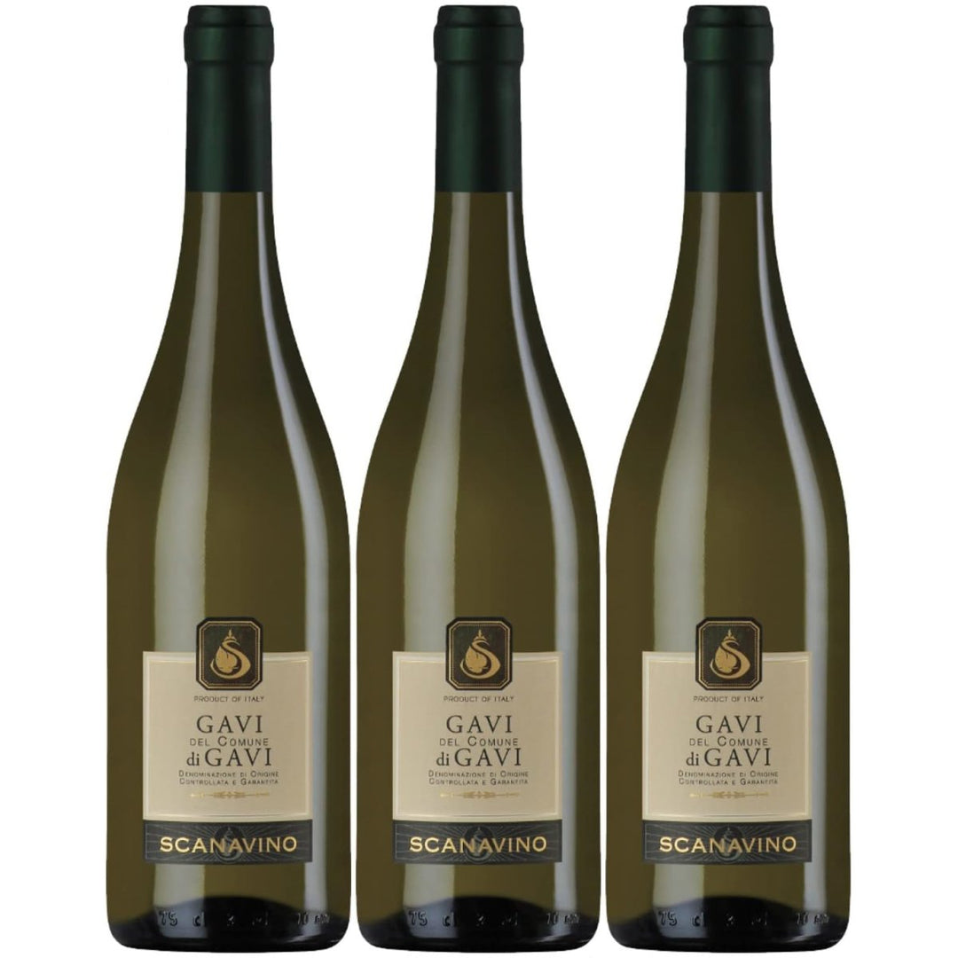 Scanavino Gavi DOCG Weißwein Wein trocken Italien (3 x 0,75l) - Versanel -
