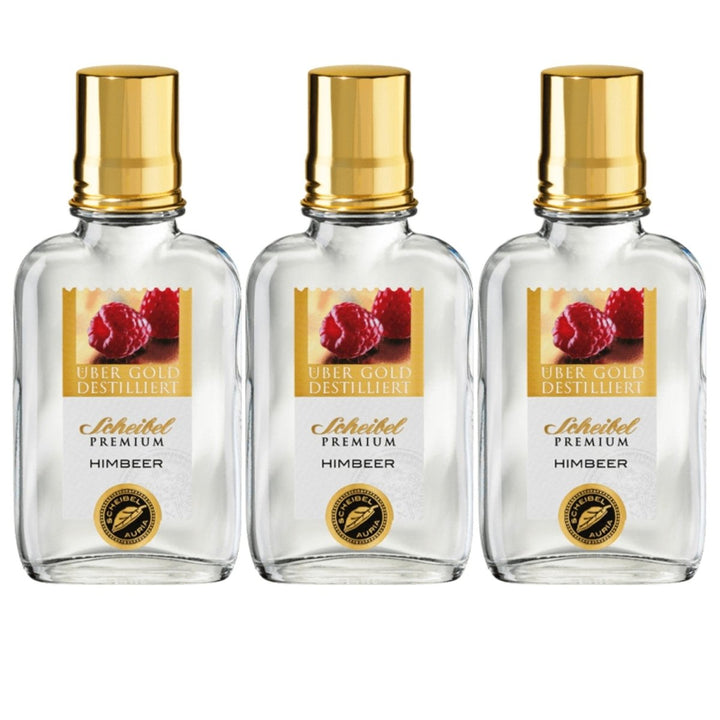 Scheibel Premium Himbeer Geist Edelbrand (3 x 0.1 Liter) - Versanel -