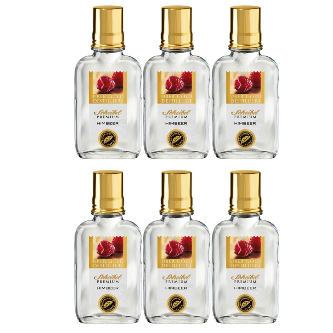 Scheibel Premium Himbeer Geist Edelbrand (6 x 0.1 Liter) - Versanel -