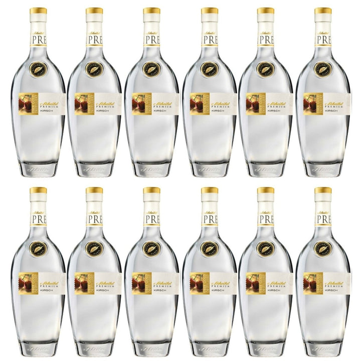 Scheibel Premium Kirsch Schwarzwälder Kirschwasser Edelbrand (12 x 0.35l) - Versanel -