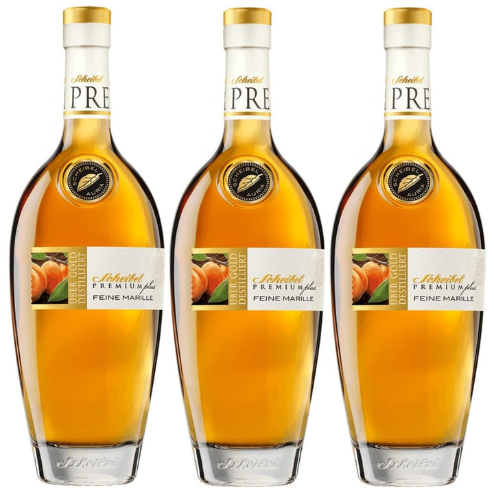 Scheibel Premium Plus Feine Marille Edelbrand (3 x 0,7l) - Versanel -