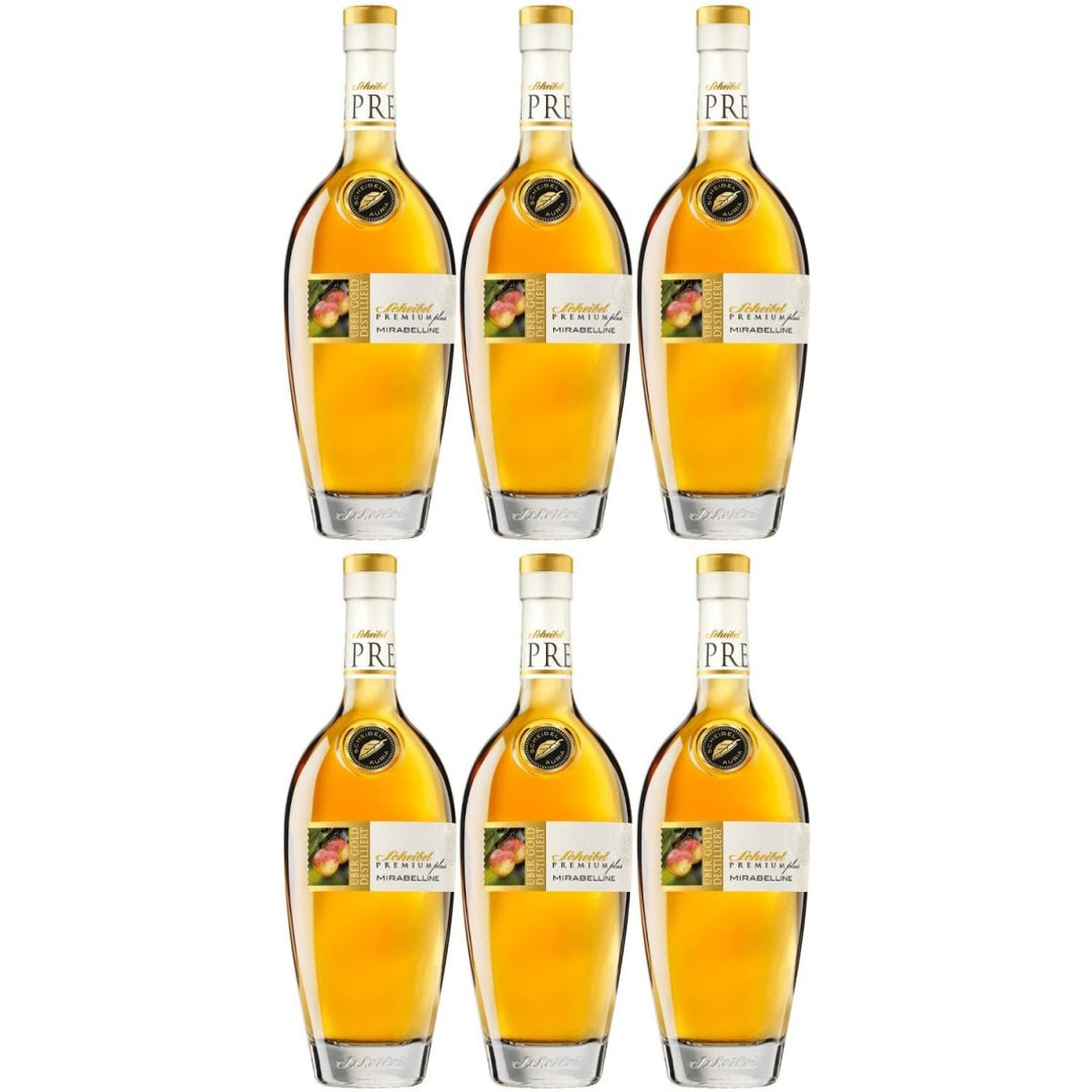 Scheibel Premium Plus Mirabelline Edelbrand (6 x 0,7l) - Versanel -