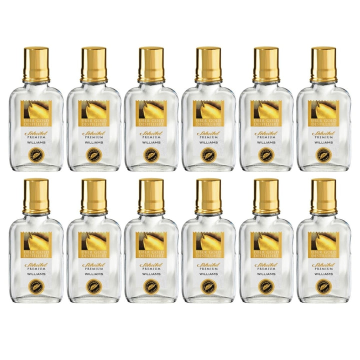 Scheibel Premium Williams Christ Birnen Brand Edelbrand (12 x 0.1 Liter) - Versanel -