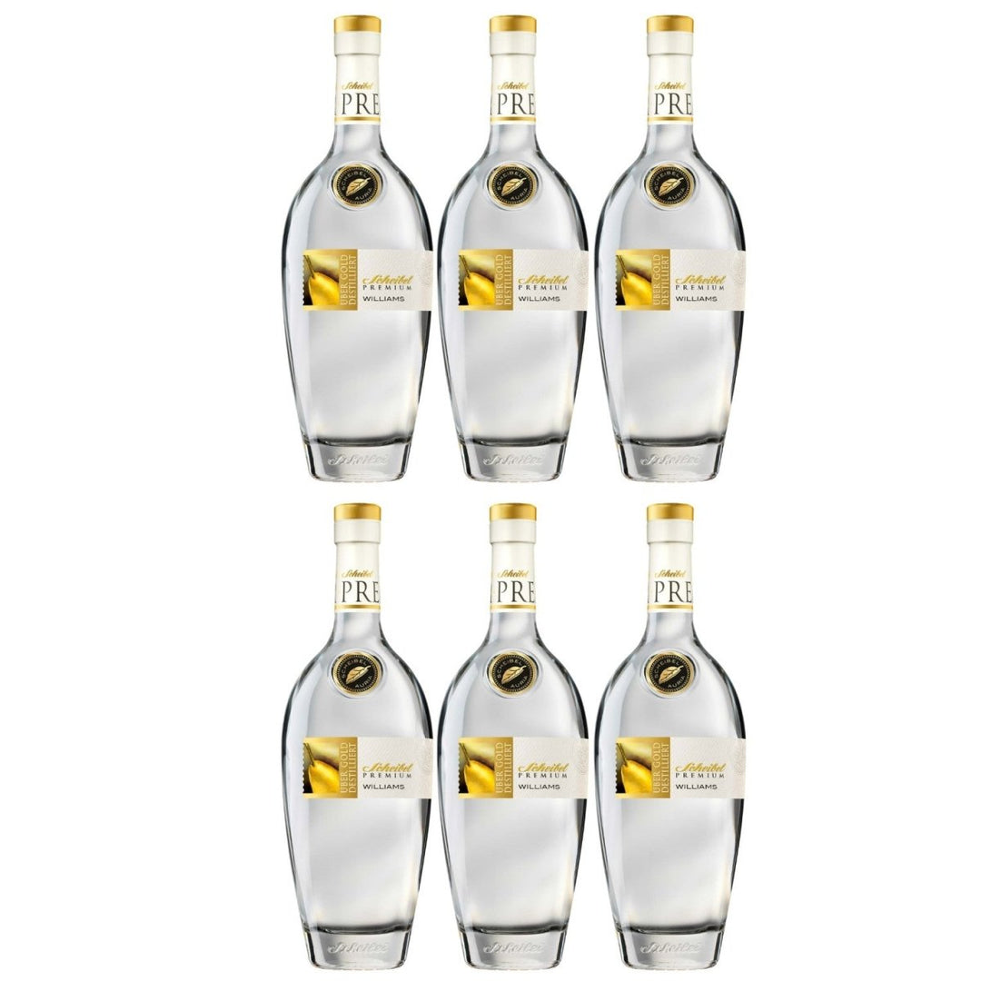 Scheibel Premium Williams Christ Birnen Brand Edelbrand (6 x 0.7l) - Versanel -