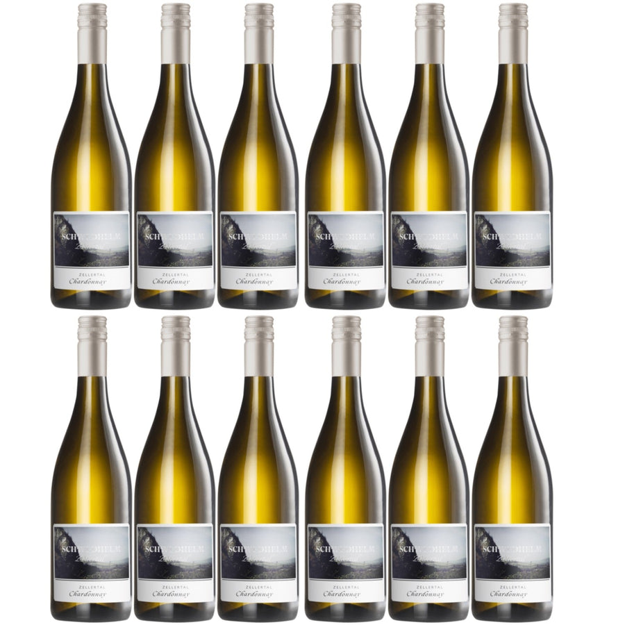 Schwedhelm Chardonnay Zellertal Weißwein veganer Wein trocken QbA Deutschland (12 x 0.75l) - Versanel -