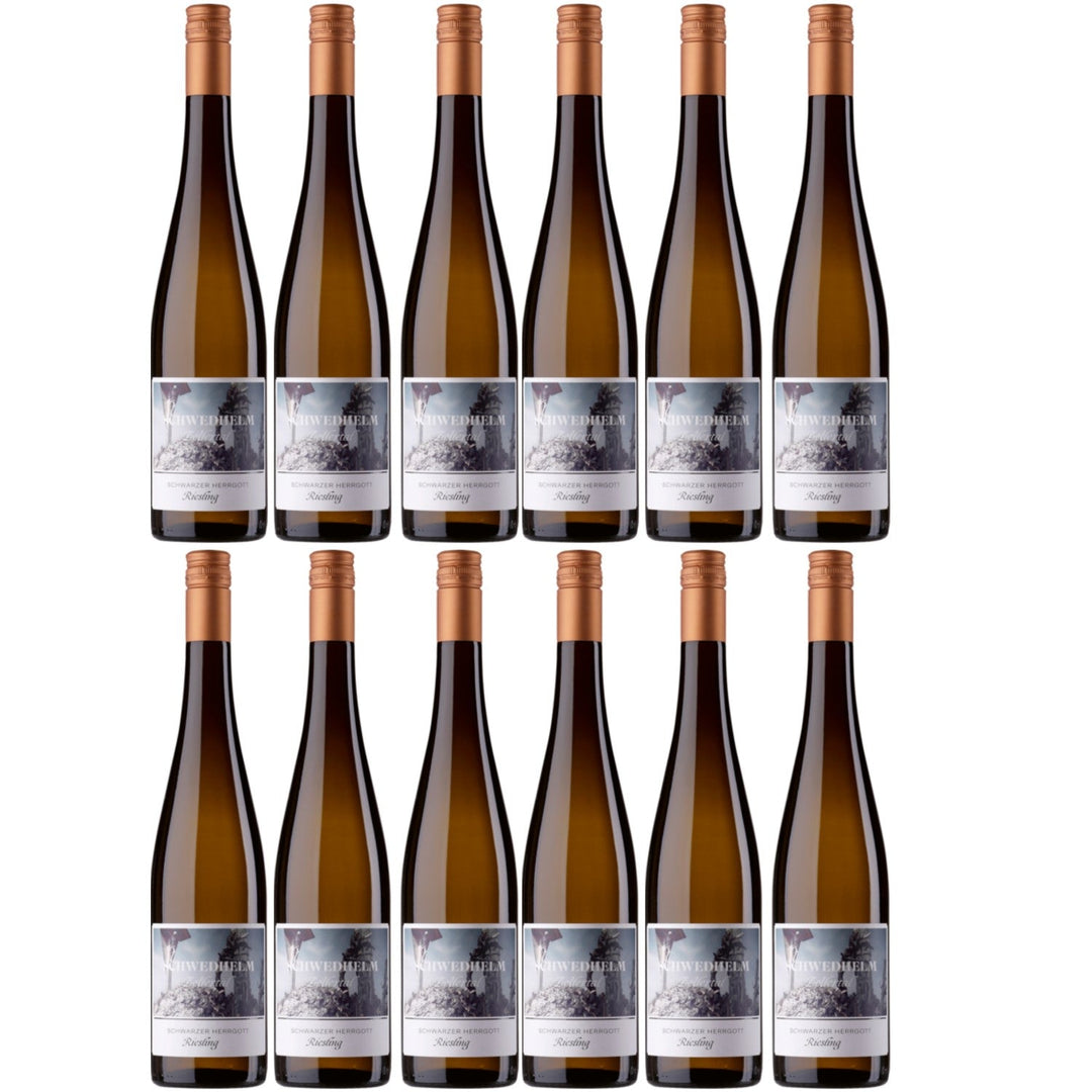 Schwedhelm Riesling Schwarzer Herrgott Große Lage Weißwein veganer Wein trocken Deutschland (12 x 0.75l) - Versanel -