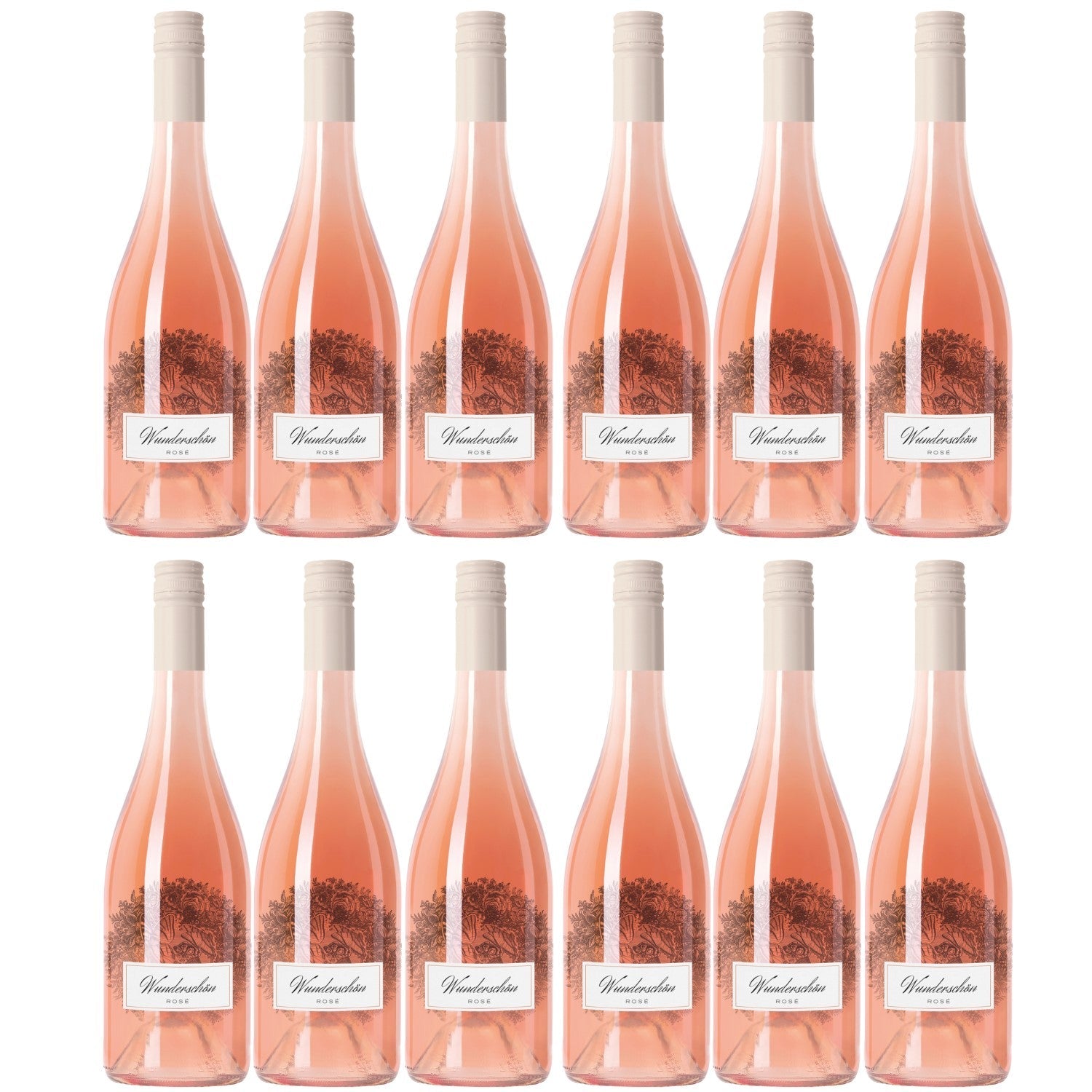 St. Antony Wunderschön Pinot Noir Rosé Qualitätswein Wein Trocken (12 x 0,75l) - Versanel -