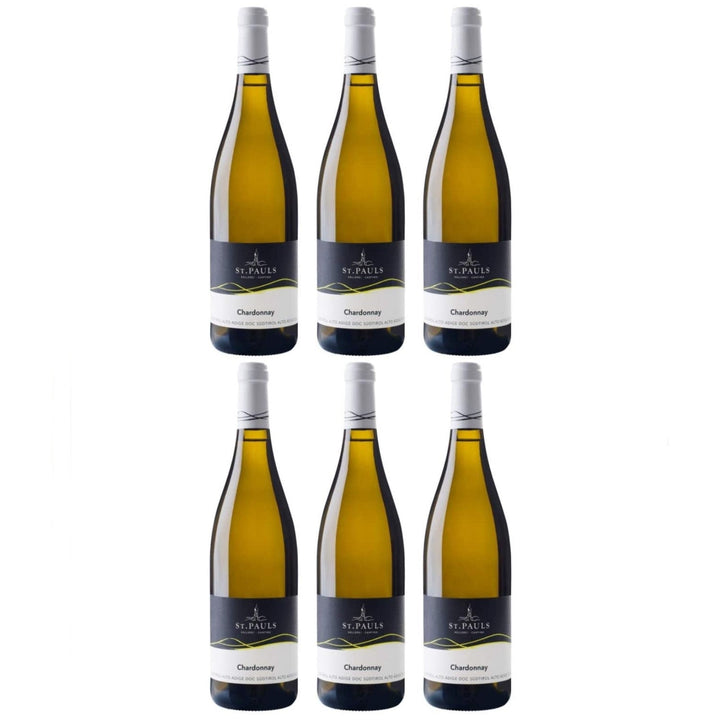 St. Pauls Chardonnay Alto Adige DOC Südtiroler Weißwein Wein trocken (6 x 0.75l) - Versanel -