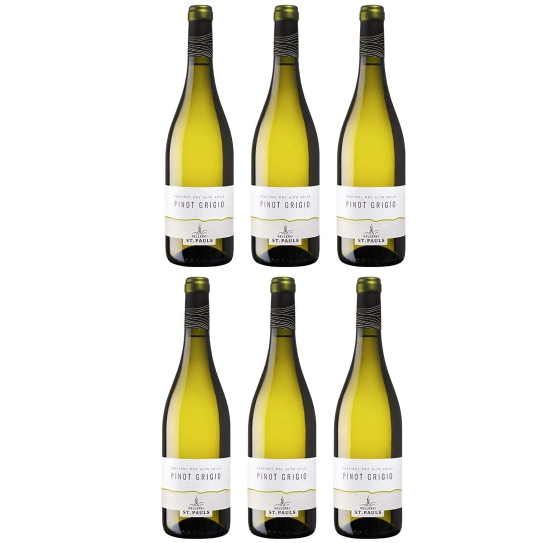 St. Pauls Pinot Grigio Alto Adige DOC Südtiroler Weißwein Wein trocken (6 x 0.75l) - Versanel -