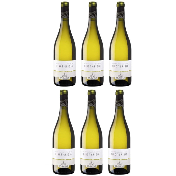 St. Pauls Pinot Grigio Alto Adige DOC Südtiroler Weißwein Wein trocken (6 x 0.75l) - Versanel -