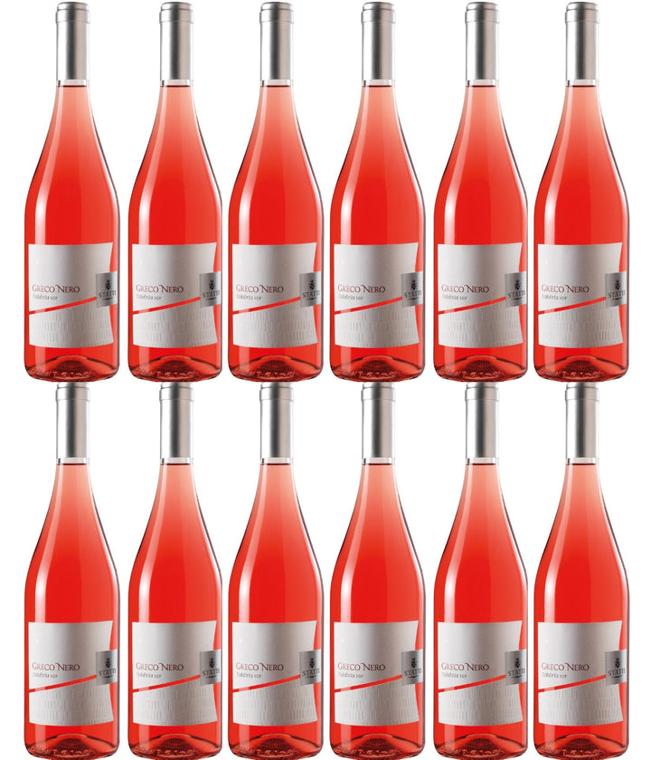 Statti Greco Nero Rosato IGT Calabria Roséwein Wein Trocken Italien (12 x 0,75l) - Versanel -