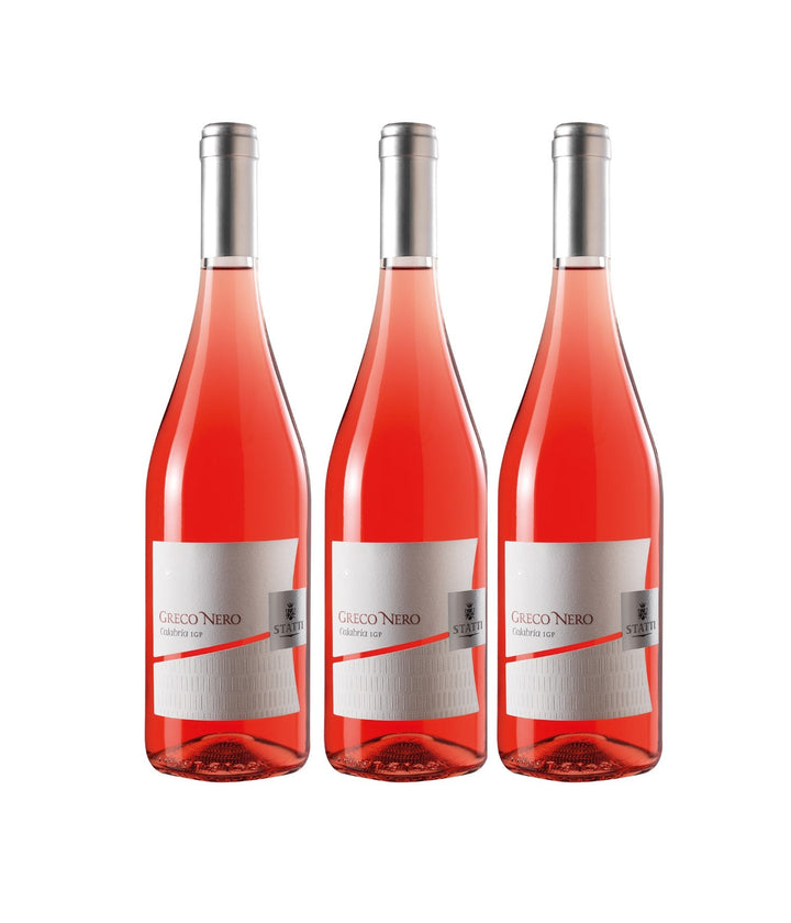 Statti Greco Nero Rosato IGT Calabria Roséwein Wein Trocken Italien (3 x 0,75l) - Versanel -