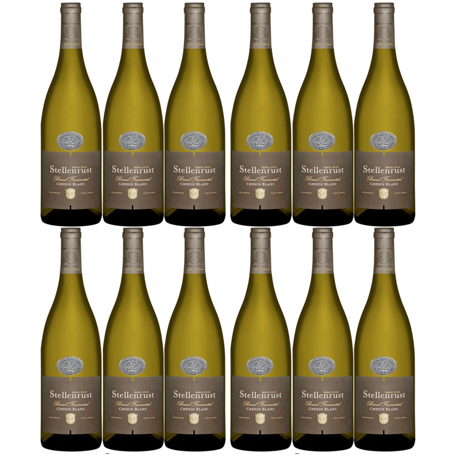 Stellenrust 54 Barrel Fermented Chenin Blanc Stellenbosch Weißwein Wein trocken (12 x 0.75l) - Versanel -