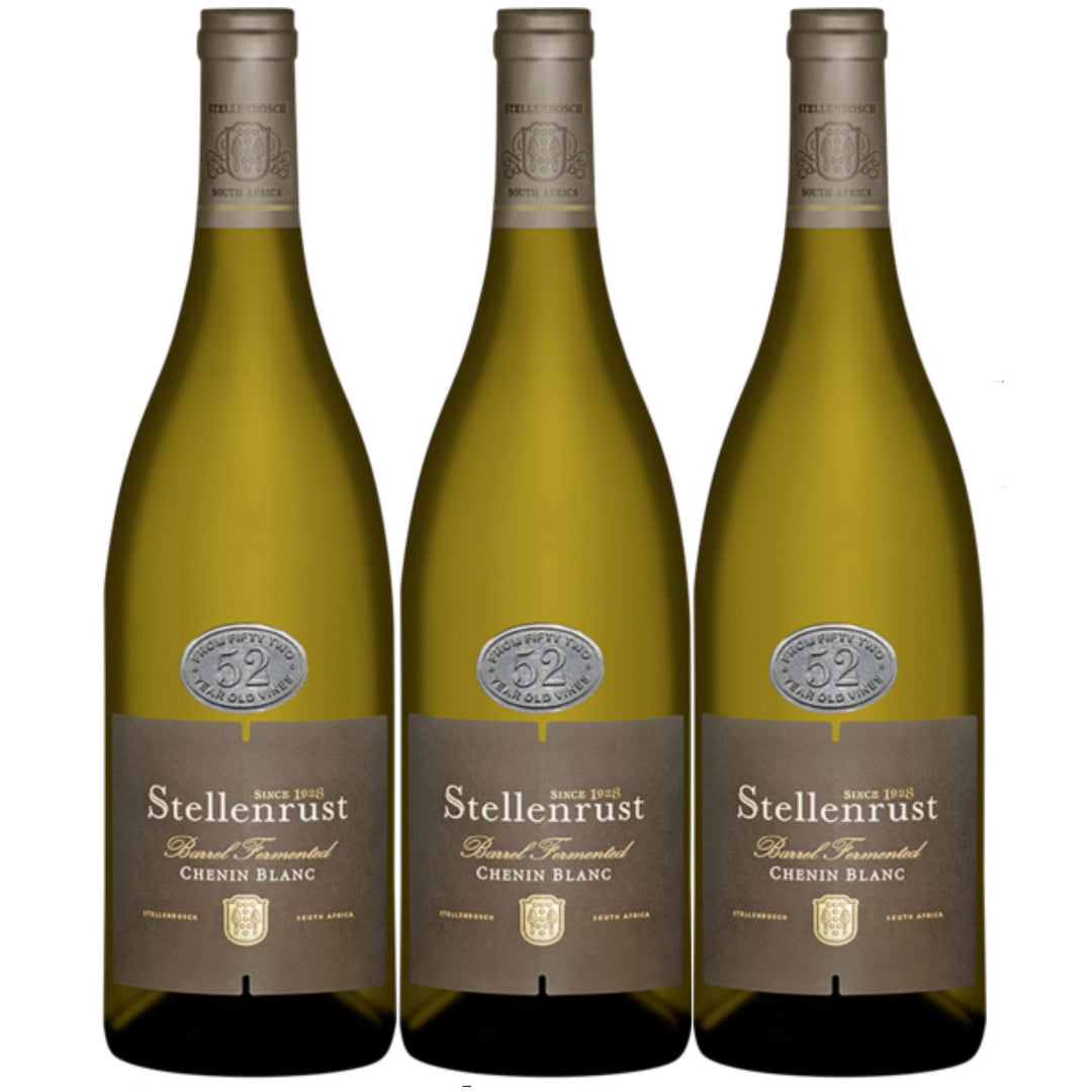 Stellenrust 54 Barrel Fermented Chenin Blanc Stellenbosch Weißwein Wein trocken (3 x 0.75l) - Versanel -