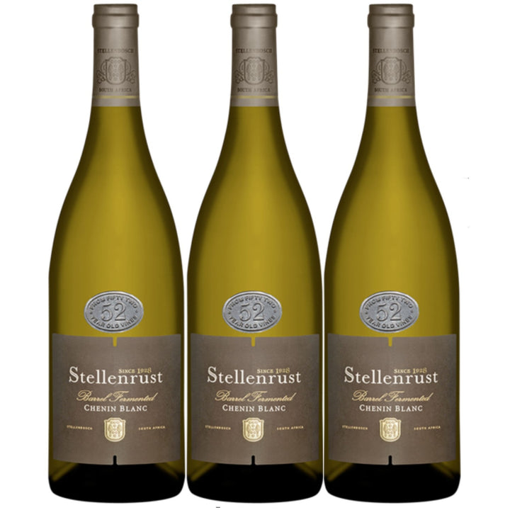 Stellenrust 54 Barrel Fermented Chenin Blanc Stellenbosch Weißwein Wein trocken (3 x 0.75l) - Versanel -