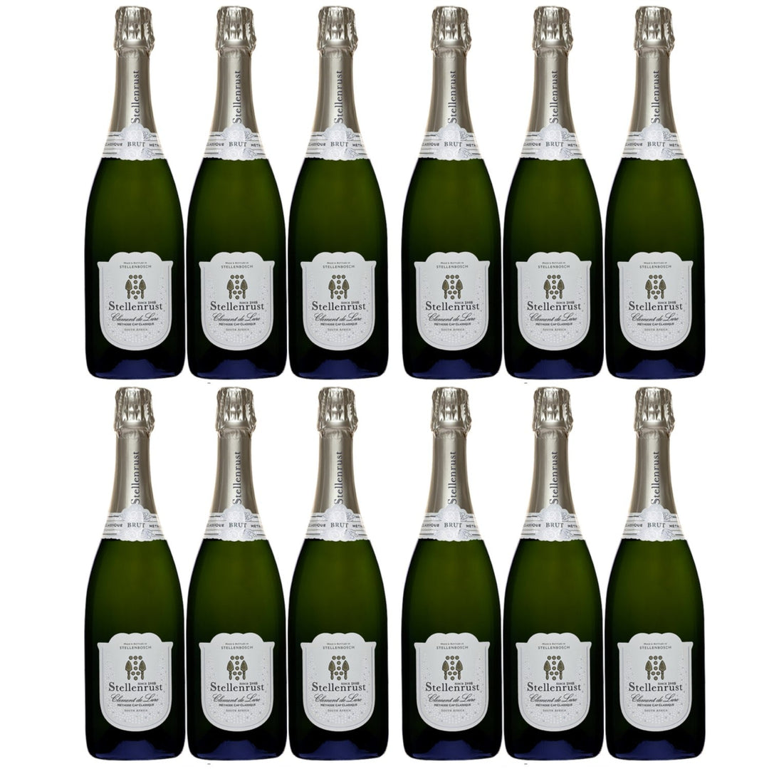 Stellenrust Clement de Lure MCC NV Sparkling Wine Stellenbosch Rosé Brut (12 x 0.75l) - Versanel -