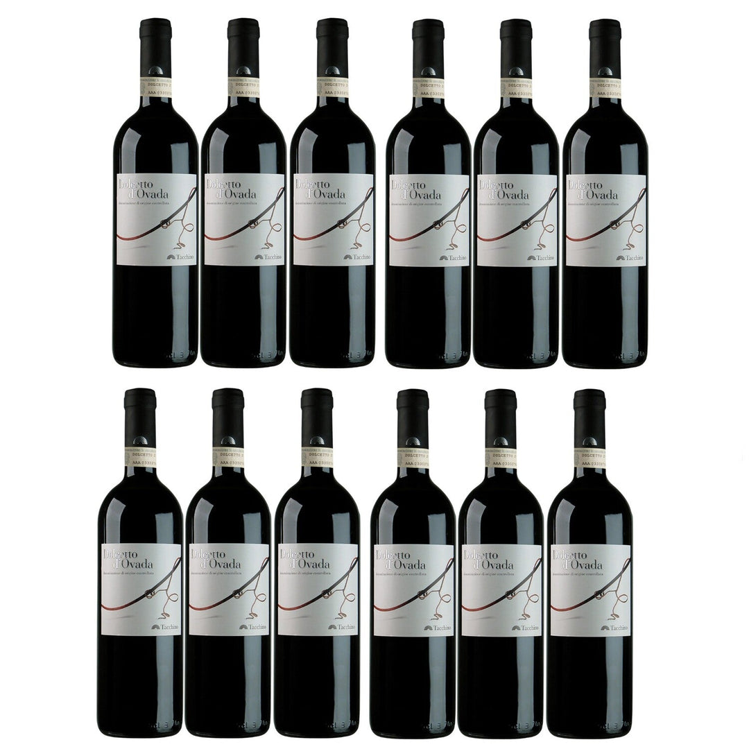 Tacchino Dolcetto d'Ovada Rotwein veganer Wein trocken DOC Italien (12 x 0.75l) - Versanel -