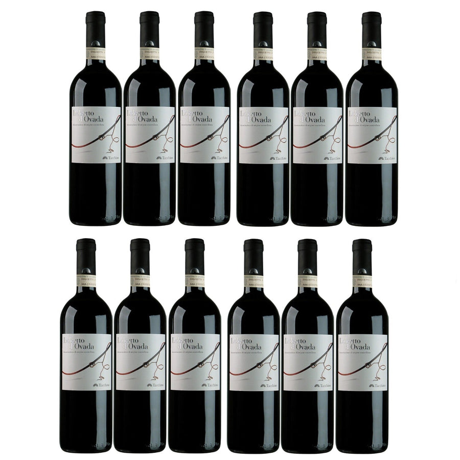Tacchino Dolcetto d'Ovada Rotwein veganer Wein trocken DOC Italien (12 x 0.75l) - Versanel -