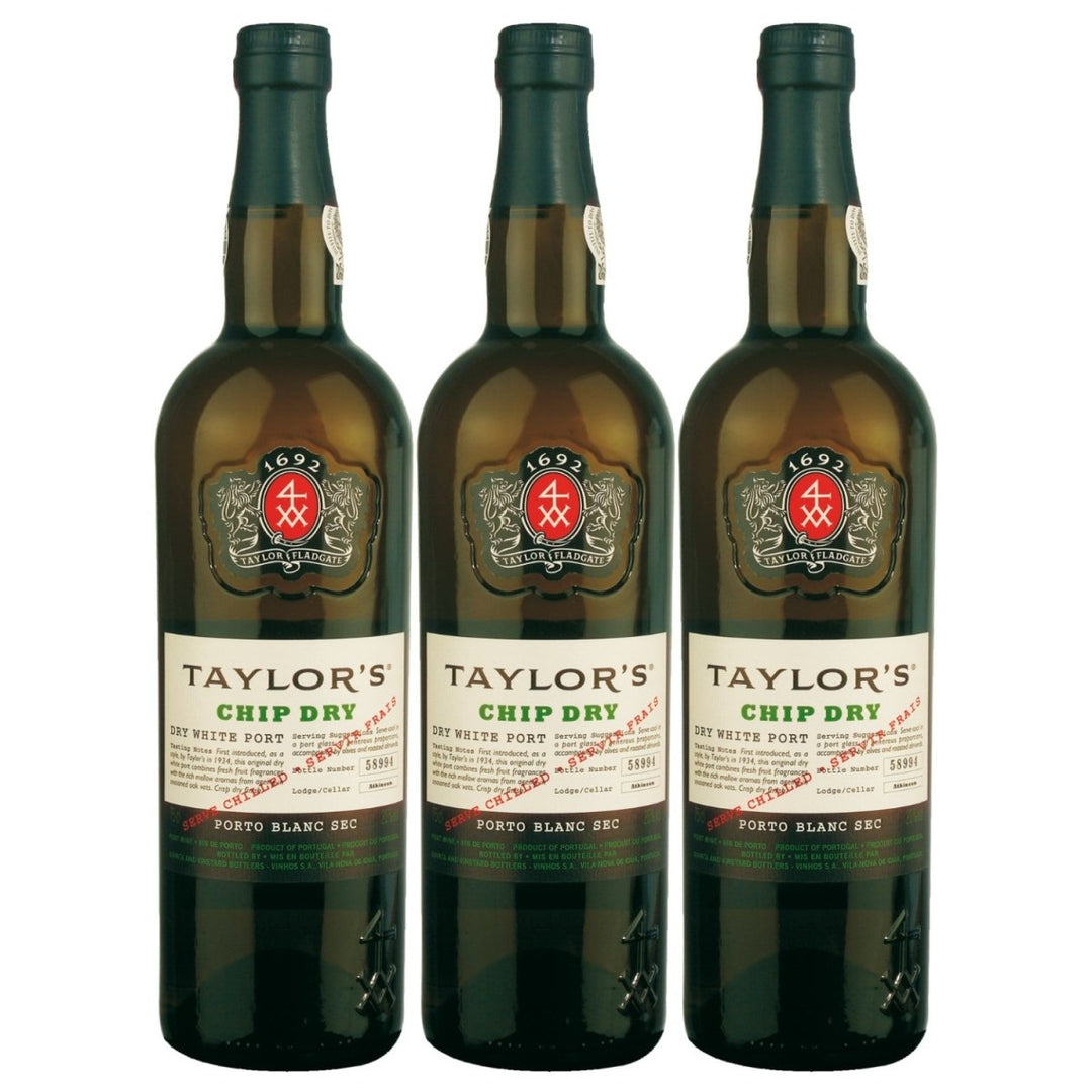 Taylors Port Chip Dry Portwein süß weiß Portugal (3 x 0,75l) - Versanel -