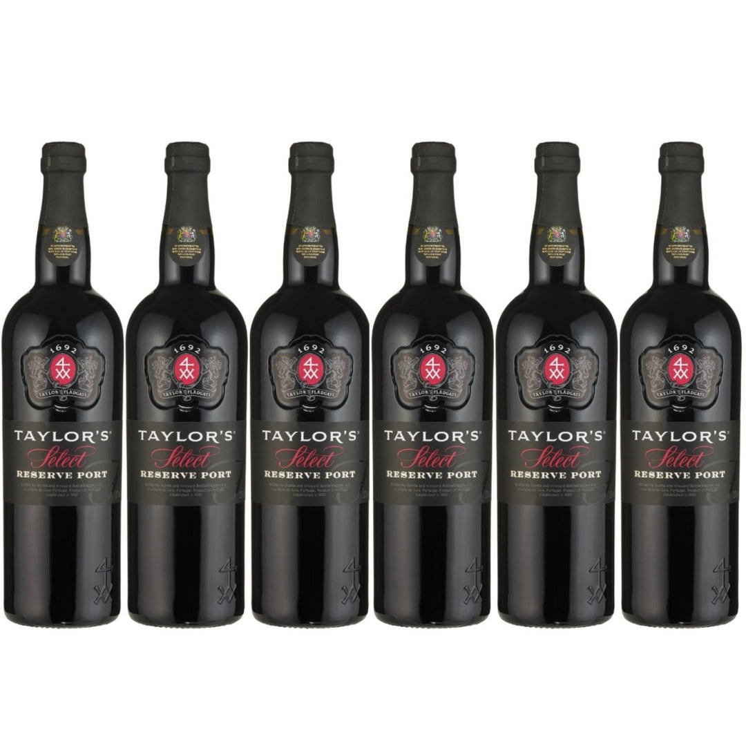 Taylors Port Ruby Select Portwein süß rot Portugal (6 x 0,75l) - Versanel -