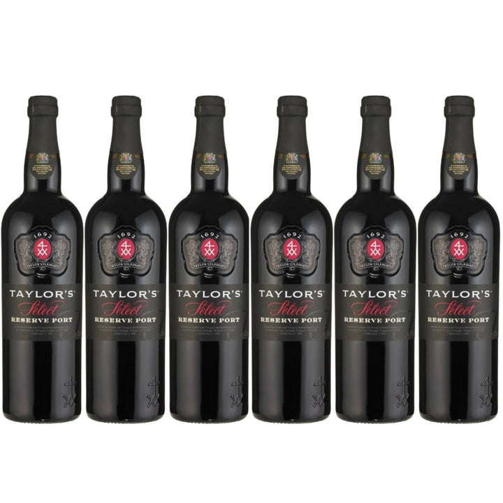 Taylors Port Ruby Select Portwein süß rot Portugal (6 x 0,75l) - Versanel -