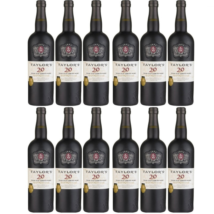 Taylors Port Tawny 20 Years Old Portwein süß rot Portugal (12 x 0,75l) - Versanel -