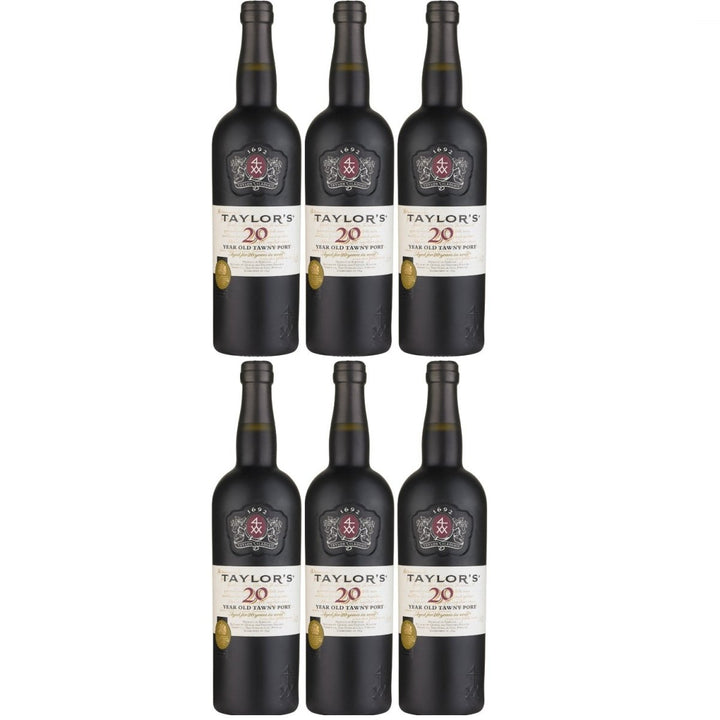 Taylors Port Tawny 20 Years Old Portwein süß rot Portugal (6 x 0,75l) - Versanel -