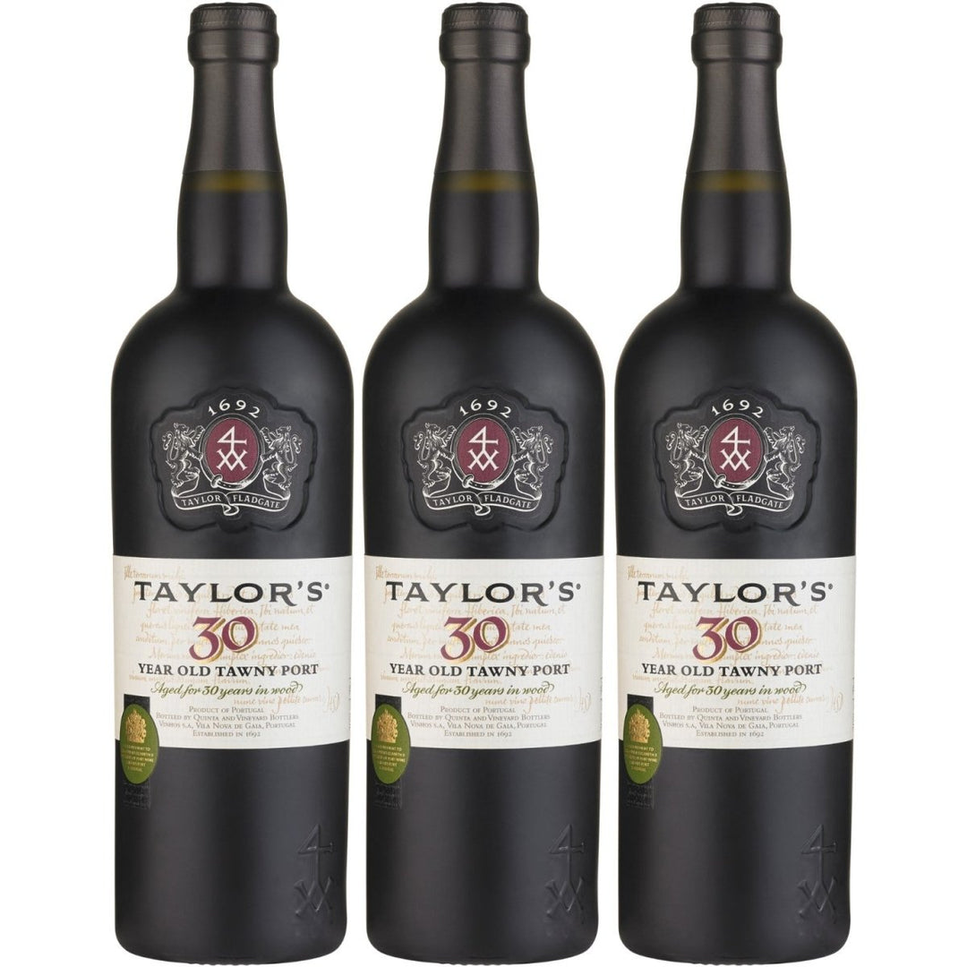 Taylors Port Tawny 30 Years Old Portwein süß rot Portugal (3 x 0,75l) - Versanel -