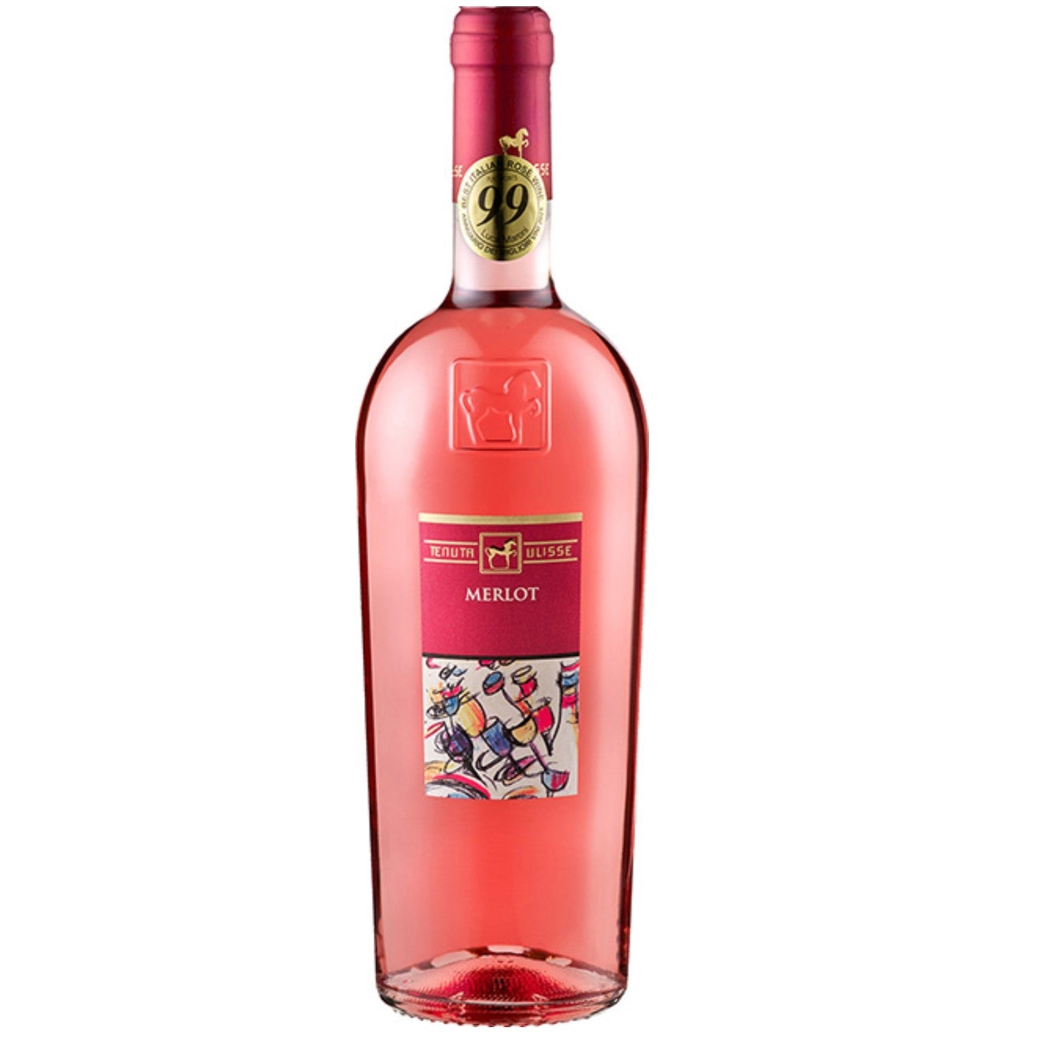 Tenuta Ulisse Merlot Rosato Roséwein Wein Trocken IGP Italien (12 x 0.75l) - Versanel -
