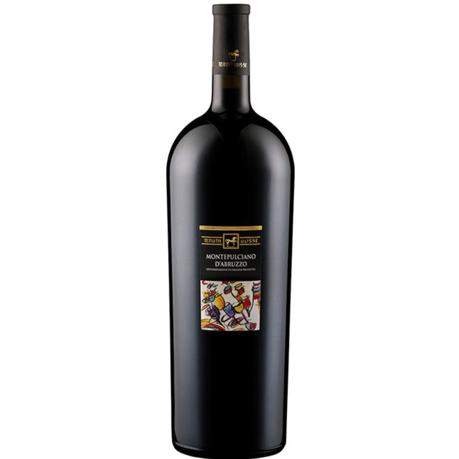 Tenuta Ulisse Montepulciano d'Abruzzo Magnum Rotwein Wein Trocken DOP Italien (12 x 1.5l) - Versanel -