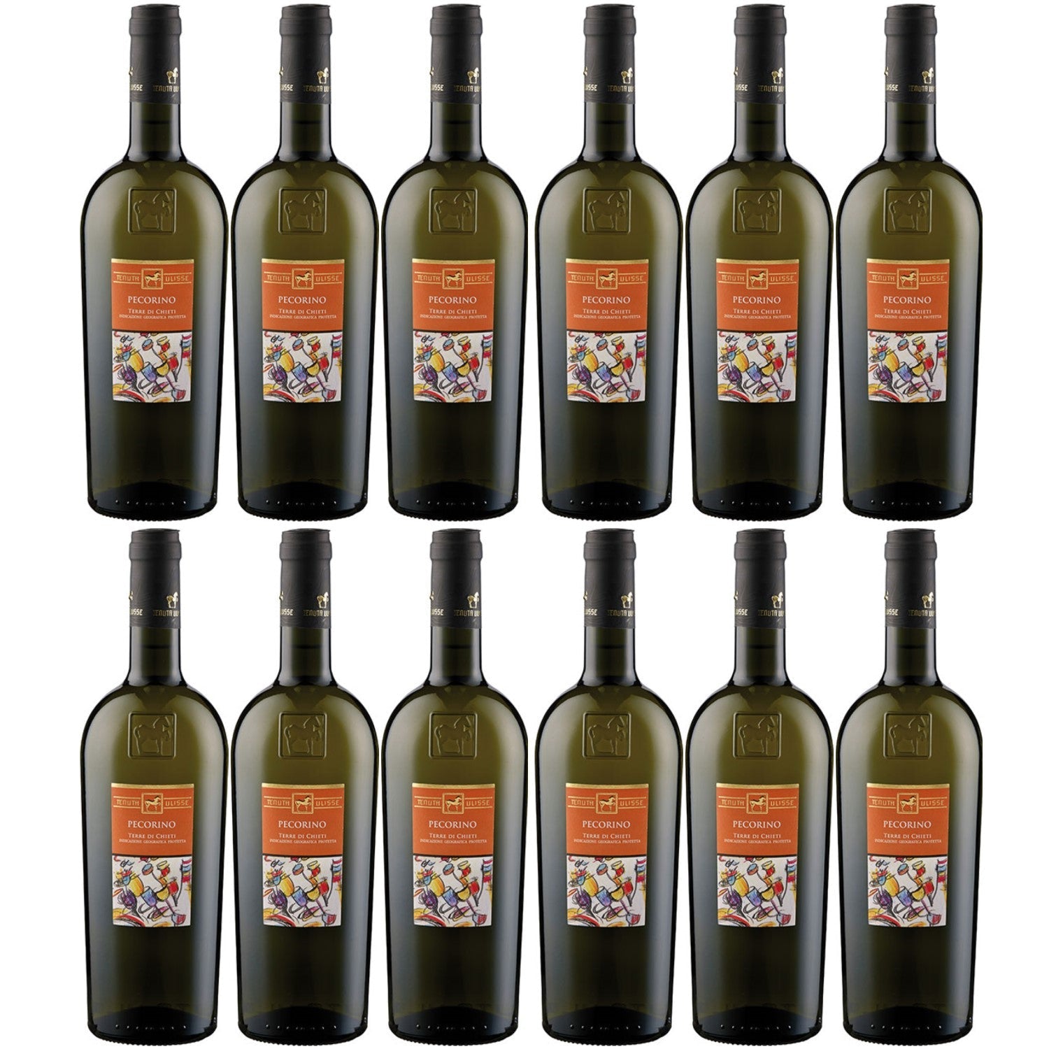 Tenuta Ulisse Pecorino Terre di Chieti Weißwein Wein Trocken IGP Italien (12 x 0.75l) - Versanel -